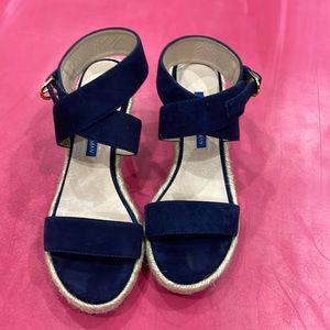 Brand new Stuart Weizmann espadrilles